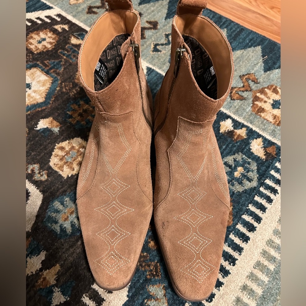 Dingo Suede Western Boots - Size 12
